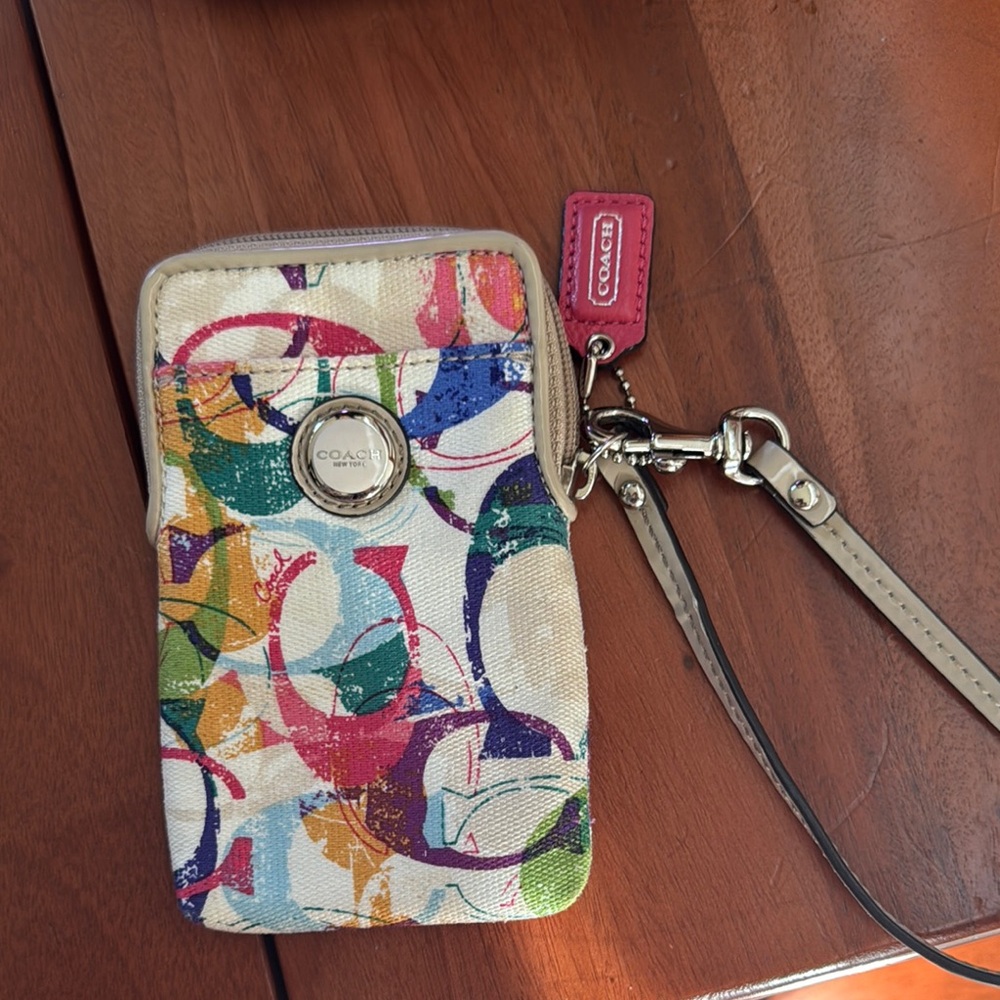 Coach Multicolor with Wrist Strap